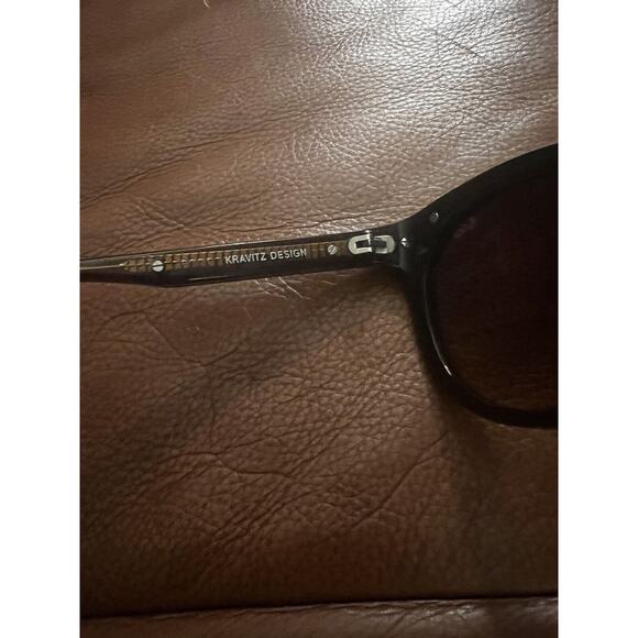 Lenny kravitz sunglasses chilli beans Round Brown Tan Sunglasses - Picture 5 of 5